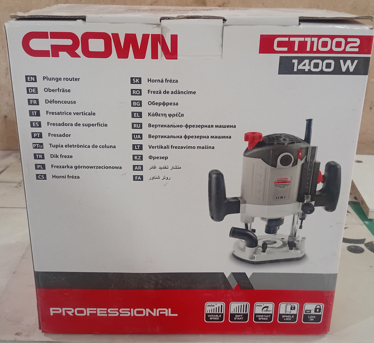 فرز نجاری کرون مدل CT11002 ظرفیت ۱۴۰۰ وات