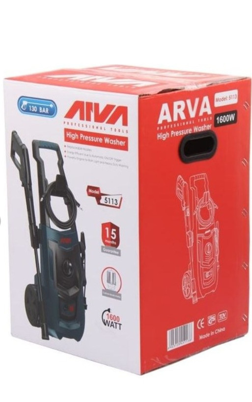 کارواش خانگی آروا مدل 5113 فشار ۱۳۰ بار