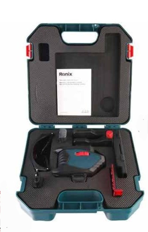 تراز لیزری رونیکس مدل RH-9503 دو خط ۳ بعدی ۳۶۰ درجه نور قرمز