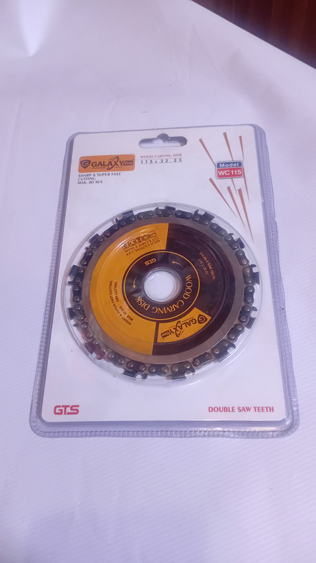 صفحه چوب بر زنجیری مینی فرز سایز mm115×۲۲ مارک GALAXY