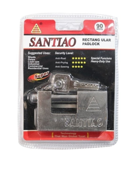قفل کتابی 90 فولادی SANTIAO