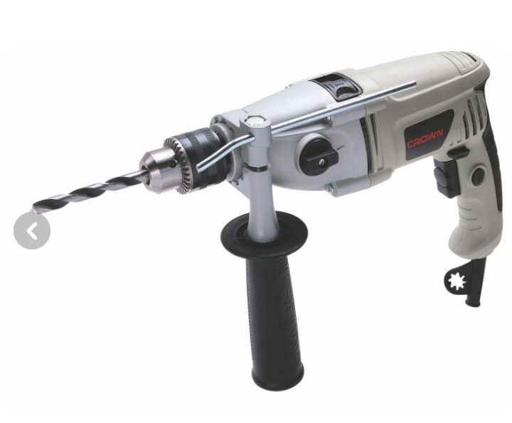دریل گیربکسی برقی 13 میلیمتر 810 وات کرون مدل CT10067 ( سه نظام آچار خور
