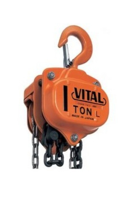 جرثقیل سقفی زنجیری ویتال VL1 ظرفیت 1 تن 3 متری