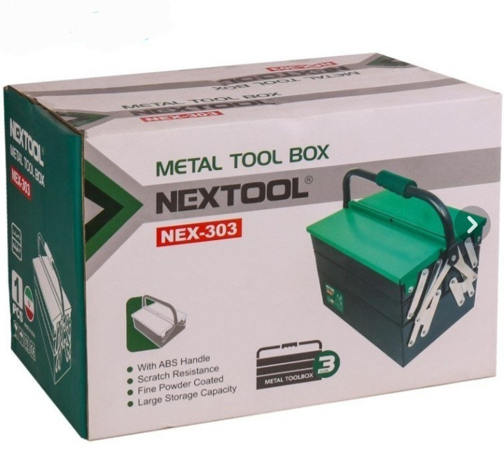 جعبه ابزار فلزی نکستول مدل NT-303 سه طبقه