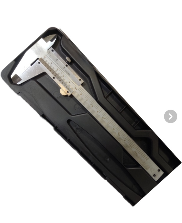 کولیس استیل ۲۰ سانت سری هانتر کد VERNIER CALIPER نارنجی