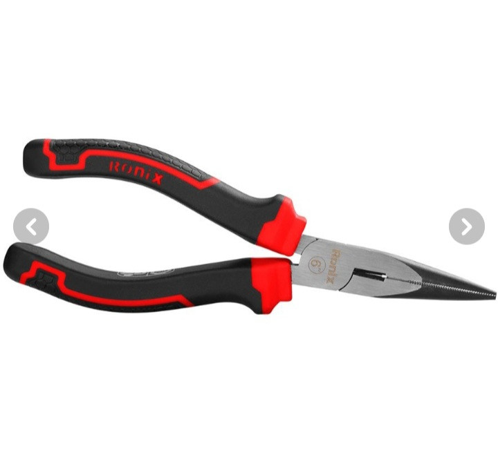 انبر دم باریک رونیکس مدل HR-1368 سایز 8 اینچ