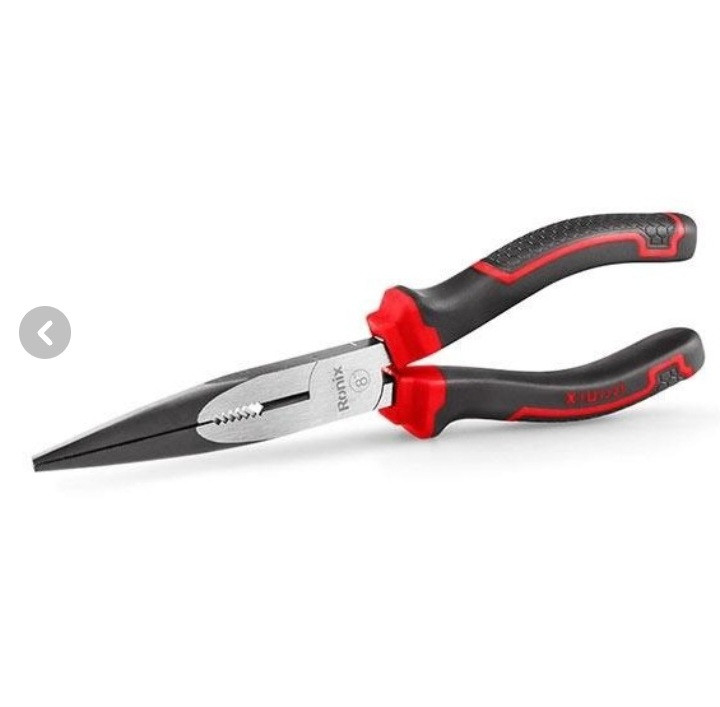 انبر دم باریک رونیکس مدل HR-1368 سایز 8 اینچ
