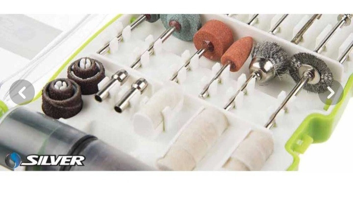 مجموعه ۷۰ عددی لوازم جانبی فرز انگشتی سیلور مدل GT-RA70