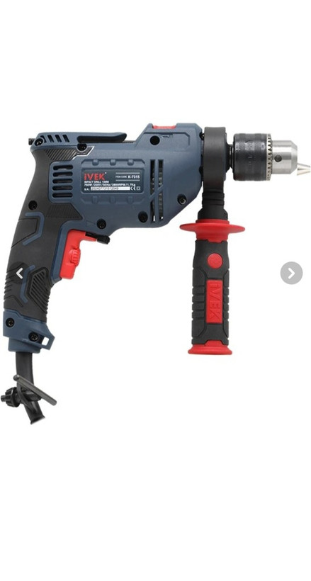 دریل چکشی ایوک مدل K7315 ظرفیت ۷۵۰ وات آچاری