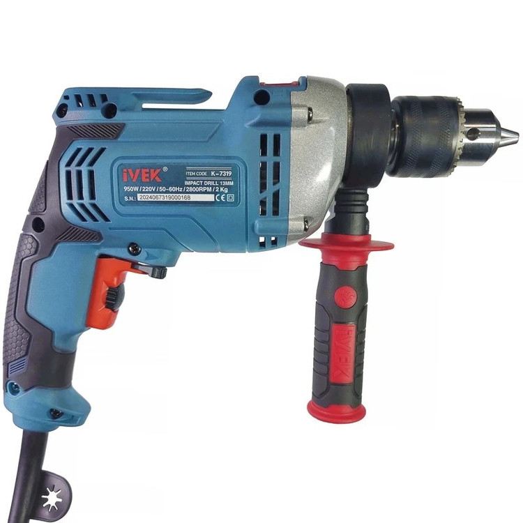 دریل 13 میلیمتر نیم تنه فلزی 950 وات ایوک مدل K-7319