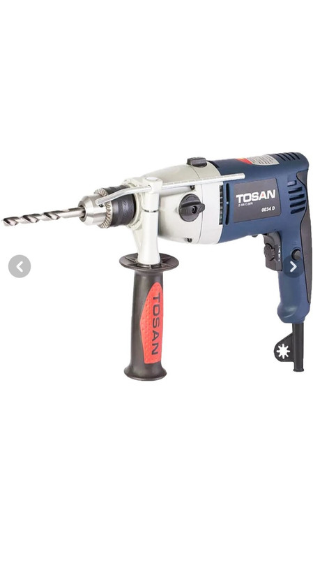 دریل چکشی گیربکسی 13 میلیمتر 1050 وات آچاری توسن 0034D