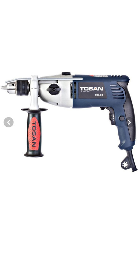دریل چکشی گیربکسی 13 میلیمتر 1050 وات آچاری توسن 0034D