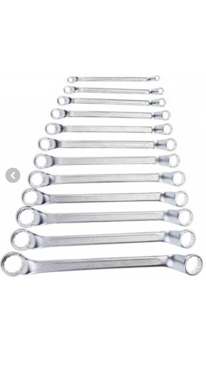 ست آچار دو سر رینگ توسن مدل TI102-S12 ۱۲ عددی