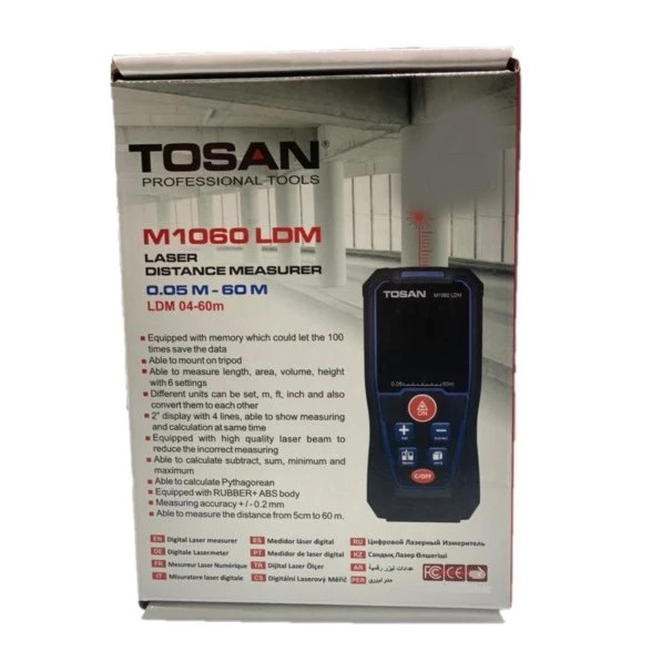 متر لیزری توسن مدل M1060LDM